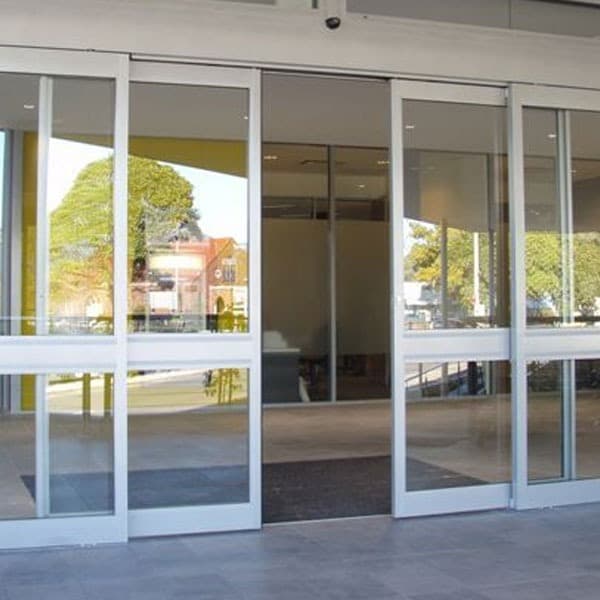 Porta automática de vidro