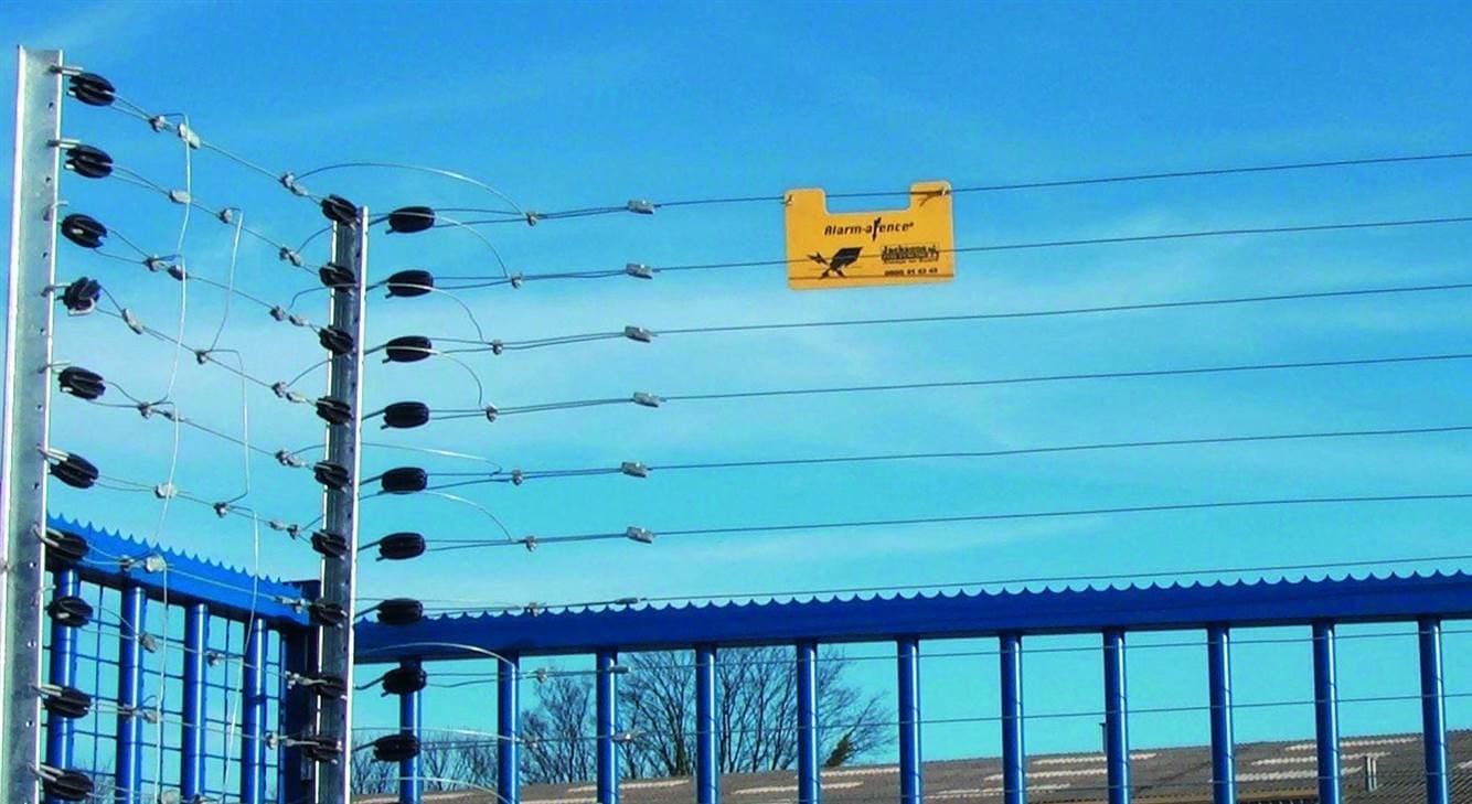Cerca eléctrica instalada