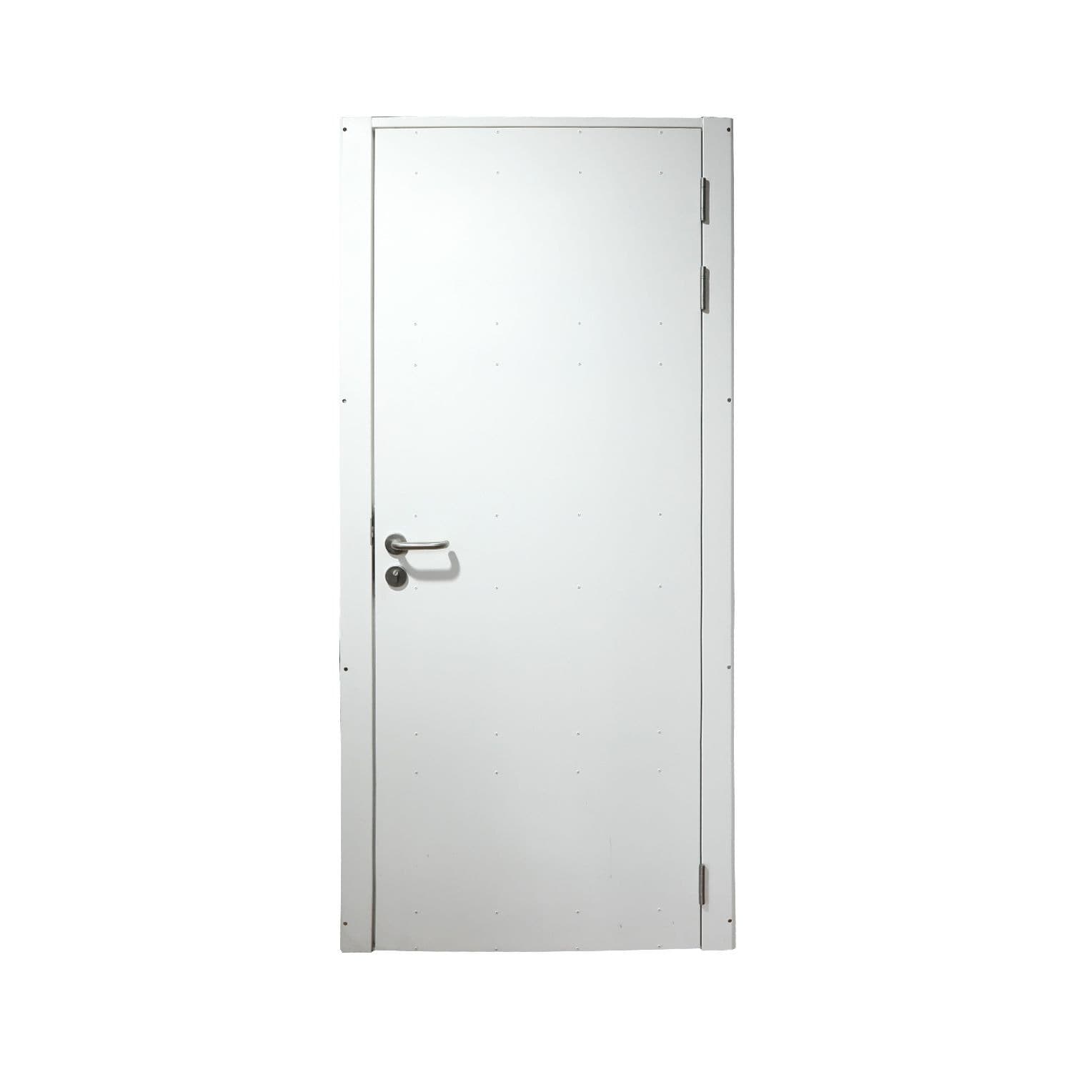 Porta corta-fogo branca