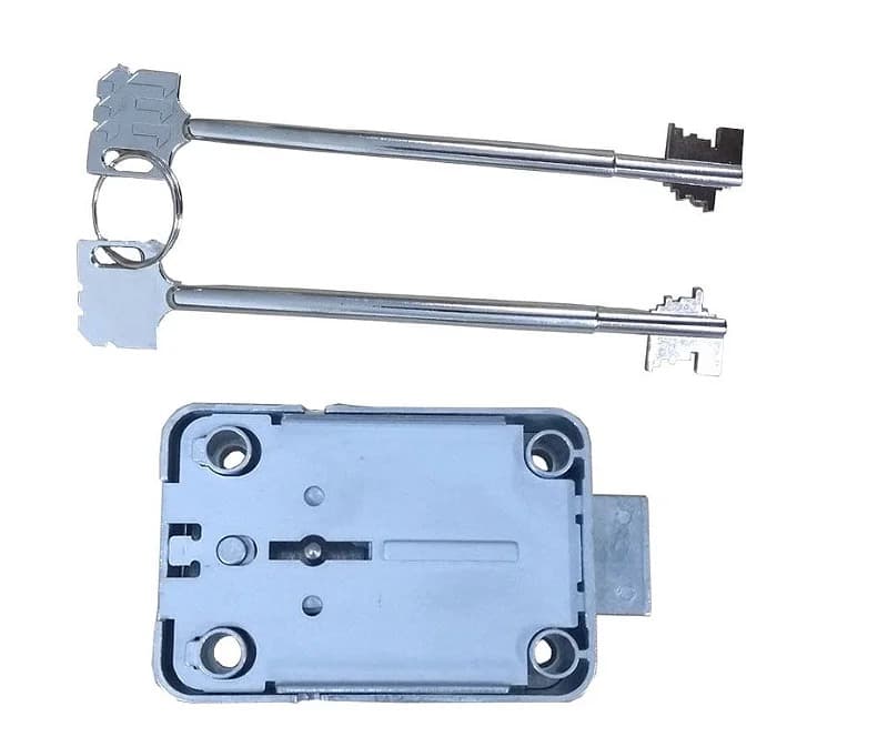 Fechadura mecânica de cofre com chaves